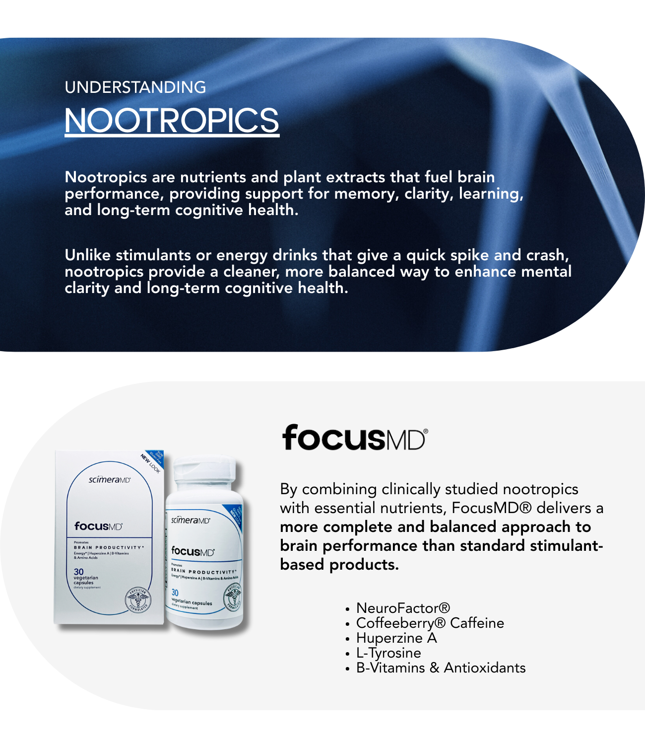 FocusMD | Brain Health | Memory | Concentration | Energy | B Vitamins