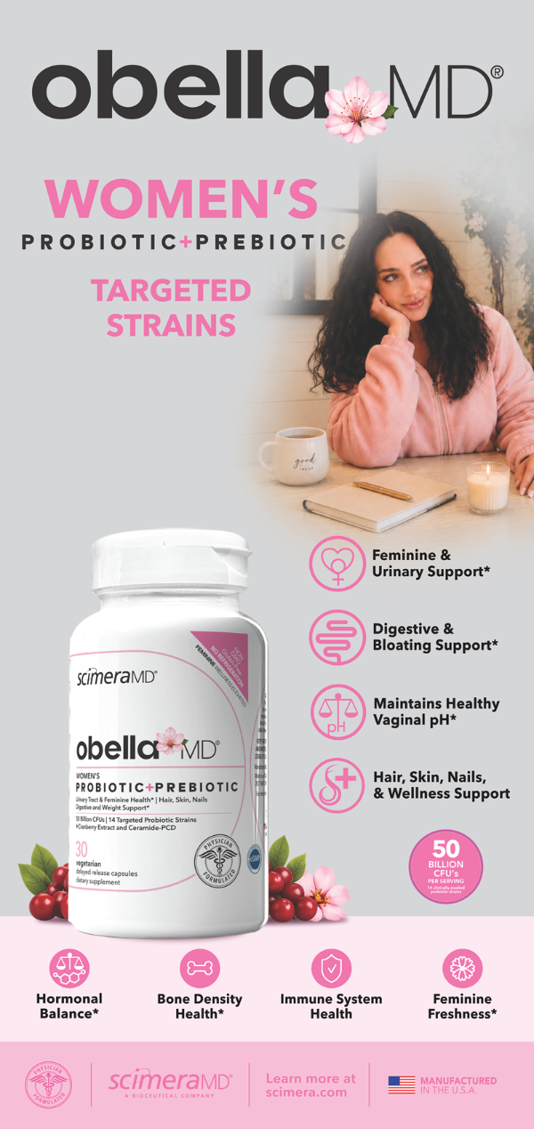 ObellaMD 30CT | Women's Probiotic + Prebiotic | Feminine Health