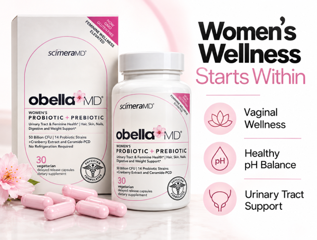 ObellaMD 30CT | Women's Probiotic + Prebiotic | Feminine Health