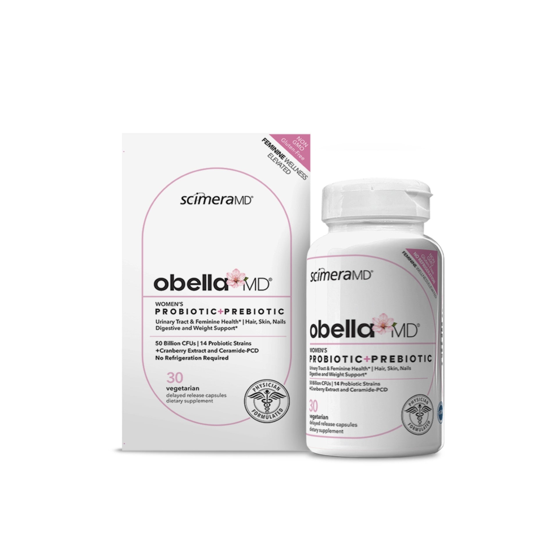 ObellaMD 30CT | Women's Probiotic + Prebiotic | Feminine Health