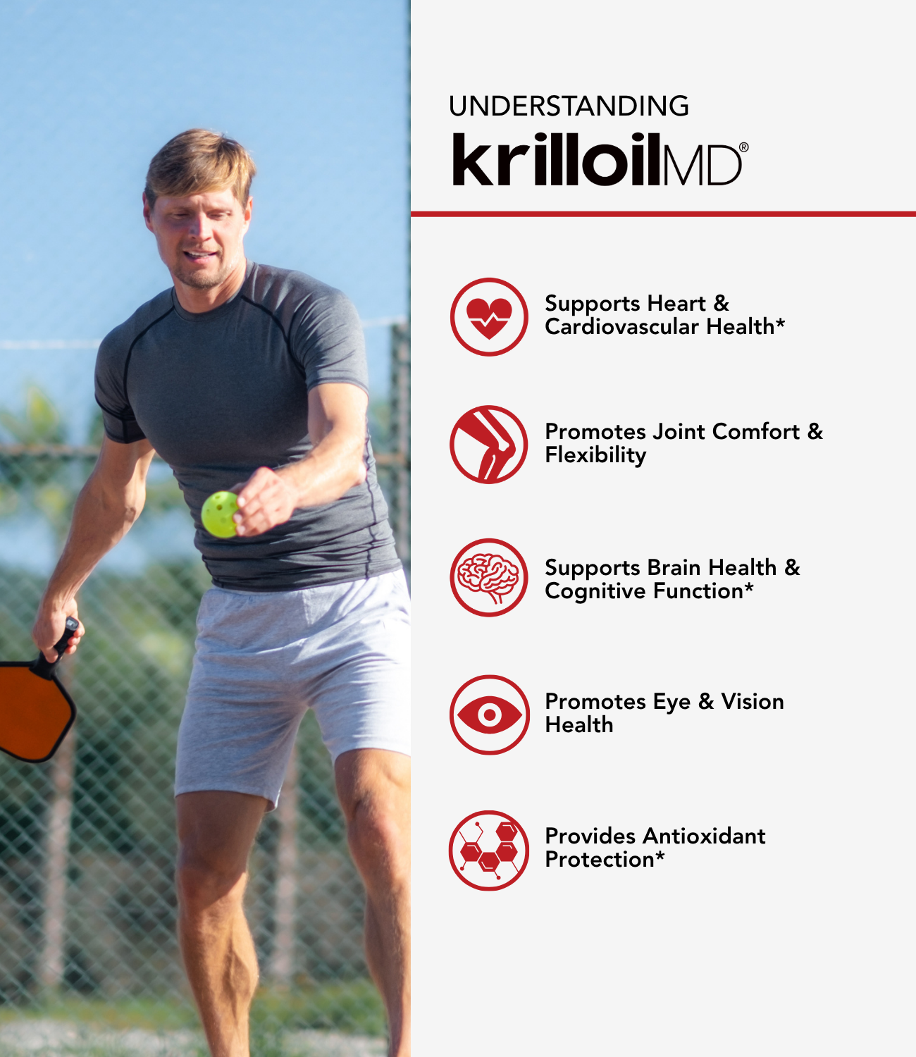 KrillOilMD 60CT | Antarctic Krill Oil | Omega-3s | EPA | DHA | Choline